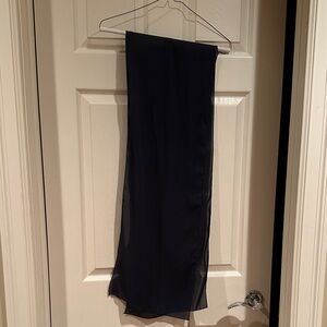 Elegant Black Sheer Shawl